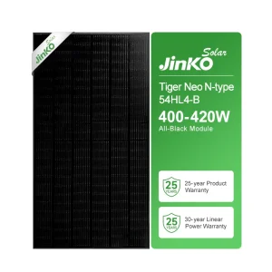 Jinko All Black Solar PV Mono Half Cell N-type 400W 405W 410W 415W 420W